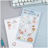 Наклейки бумажные MESHU "Deer&bunny" 12 x 21 см RE-MS_41627