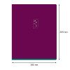 Тетрадь 96л. A5 клетка BG "Monocolor. Bright color" тиснение фольгой RE-Т5ск96_тф 11120