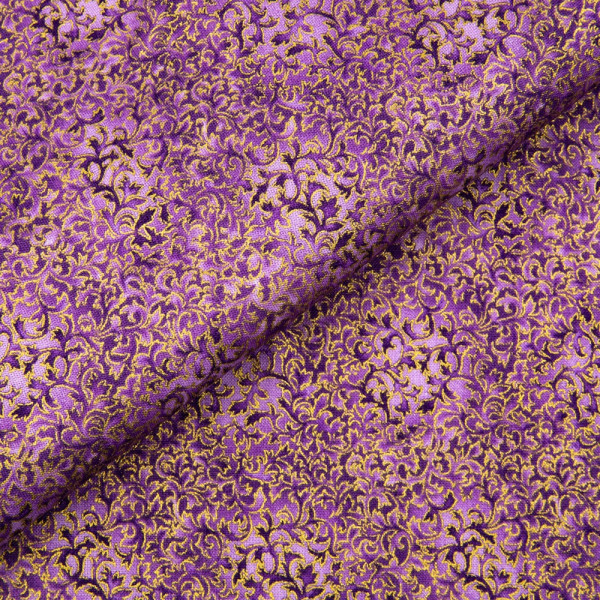 Ткань для пэчворка PEPPY FUSIONS 11 METALLIC 50 x 55 см 146 ± 5 г/м2 100% хлопок EYJM-6644-20 Amethyst