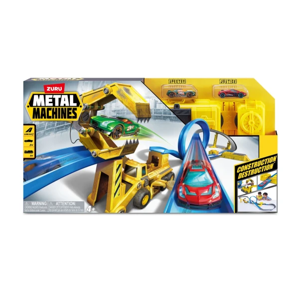Набор ZURU Metal Machines, трек "Уничтожение" с 2 машинками ROS-44166
