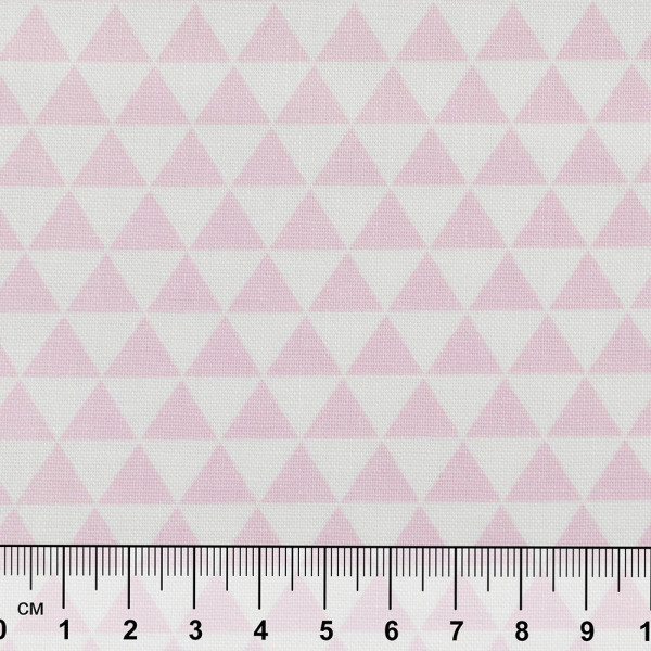Ткань для пэчворка PEPPY БАБУШКИН СУНДУЧОК 50 x 55 см 140 ± 5 г/м2 100% хлопок БС-45 треугольники розовый