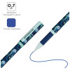 Ручка шариковая Greenwich Line "Blue flowers" синяя, 0.7 мм, игольчатый стержень, грип, софт-тач RE-GL_24821/Pbl_32681