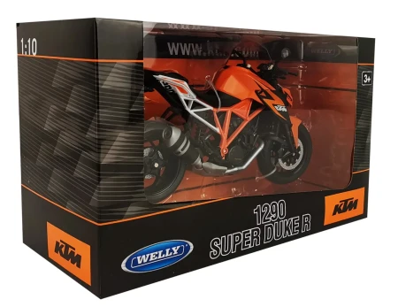Мотоцикл WELLY 1:10 KTM 1290 SUPER DUKE R, оранжевый IT-62809W