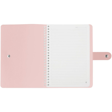 Записная книжка А5 96л. Greenwich Line "Pastel. Pink" ЛАЙТ, кожзам, скрытый гребень, блок в линию RE-NA5_51412