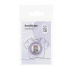 Значок акриловый MESHU "Say Meow" 2.25 x 2.25 см, прямая УФ-печать RE-MS_47438