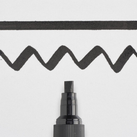 Маркер SAKURA Pen-Touch Calligrapher толстый стержень 5.0 мм Черный MPXPFK-C-49