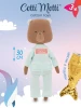 Мягкая игрушка ORANGE TOYS Медвежонок Оскар: Спортивный костюм мятного цвета 30 см ORT-CM07-16/S30