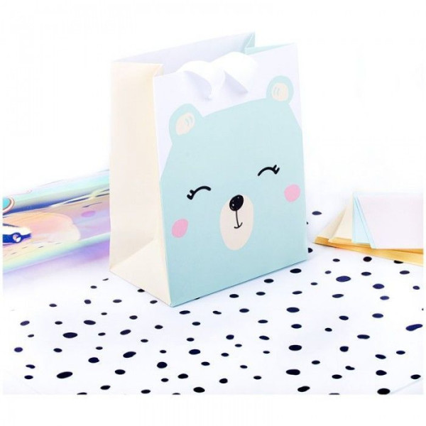 Пакет подарочный MESHU "Little bear" 11 x 14 x 6.5 см, матовая ламинация RE-YCs_33002