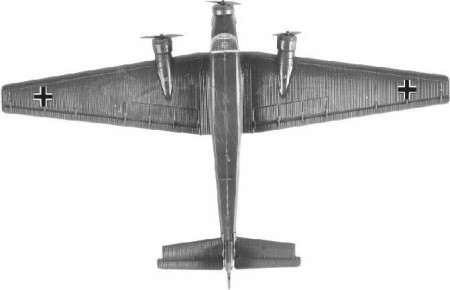 Сборная модель: Немецкий самолет Юнкерс Ю-52, З-6139