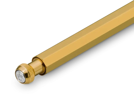 Карандаш механический KAWECO SPECIAL Brass 0.9мм с ластиком латунный корпус в подарочном футляре  KAW-10001388