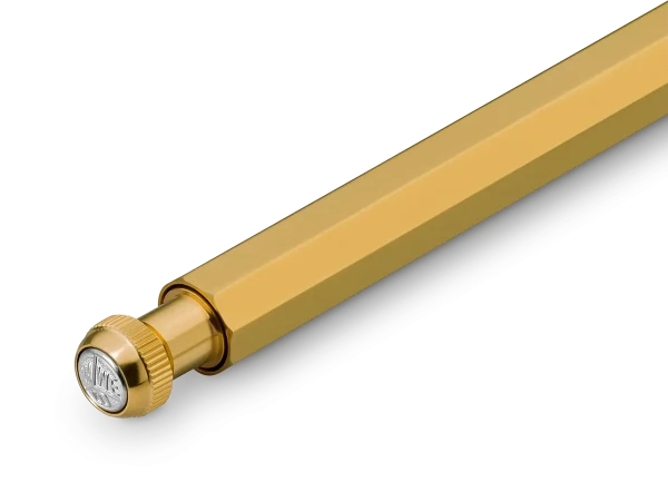 Карандаш механический KAWECO SPECIAL Brass 2мм с ластиком латунный корпус в подарочном футляре  KAW-10001389