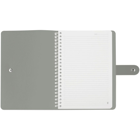 Записная книжка А5 96л. Greenwich Line "Shimmer. Silver" ЛАЙТ, кожзам, скрытый гребень, блок в линию RE-NA5_51422