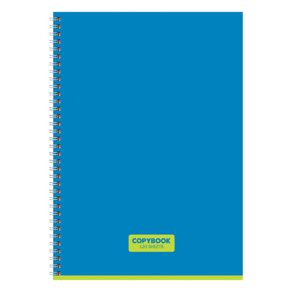 Тетрадь 120л. A4 клетка на гребне BG "Copybook" глянцевая ламинация RE-Т4гр120_лг_12477