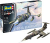 Сборная модель: REVELL Истребитель-бомбардировщик F-104G Starfighter 1:72, подарочный набор UT-63904