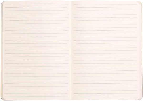 Блокнот RHODIARAMA Softcover A5 90 г/м2 80 л, в линию, на резинке, серебро RH-117401C