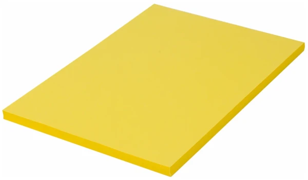 Бумага цветная BRAUBERG "Intensive" А4 80г/м2 100 л желтая S-112450