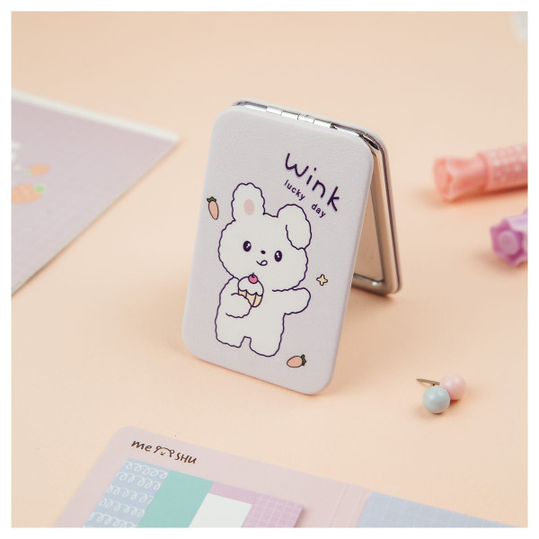 Зеркальце карманное складное MESHU "Lucky bunny" RE-MS_52709