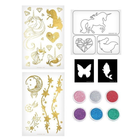 Меганабор с тату ШКОЛА ТАЛАНТОВ 200 тату картинок SIM-7319096