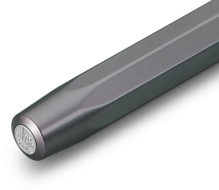 Ручка-роллер KAWECO AL Sport 0,7мм Антрацитовый корпус (алюминий) в подарочном футляре KAW-10000715