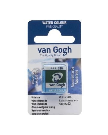 Краска акварельная VAN GOGH кювета №616 Виридиан new MP20866161