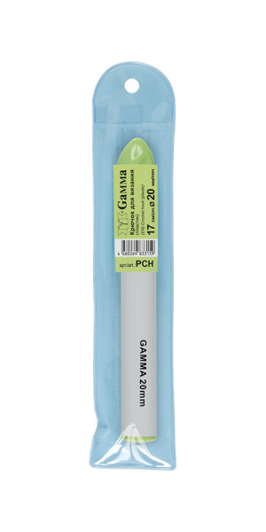 Крючок GAMMA пластик d 20 мм 17 см в чехле PCH-20-17