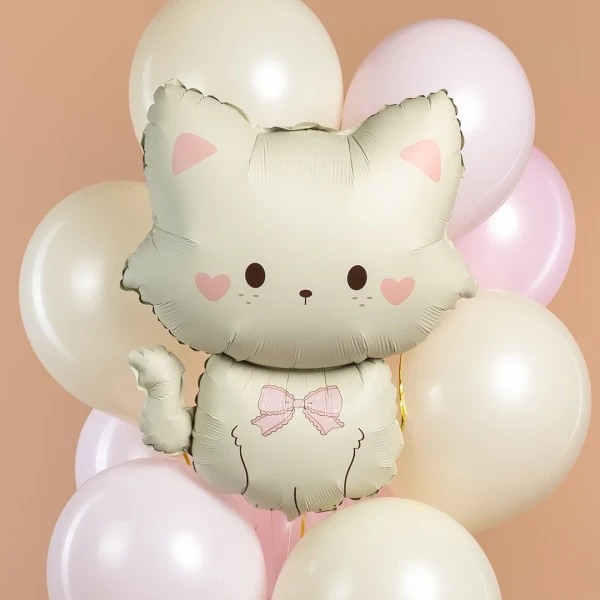 Шар фигурный FALALI Кошечка с бантиком 71 см 1 шт SF-27548