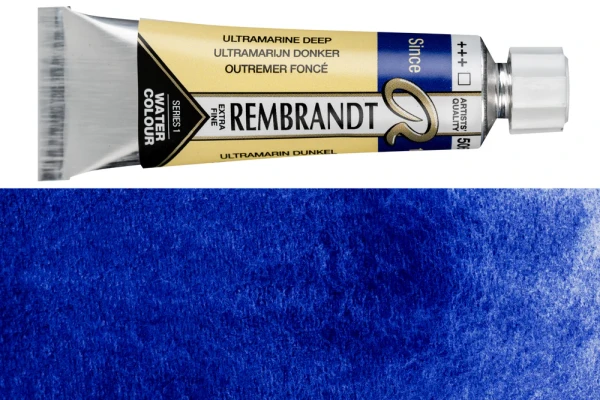 Краска акварельная REMBRANDT туба 10 мл №506 Ультрамарин насыщенный RT05015060