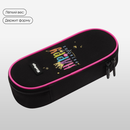 Пенал корпусный 1 отделение Berlingo "Candy Princess" 220 x 90 x 45, полиэстер RE-PF-EXPL-1105
