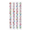 Наклейки акриловые MESHU "Zigzag" 25 x 10 см, стразы, 396 накл, инд. уп., европодвес RE-MS_46771