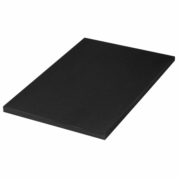 Бумага цветная BRAUBERG "Intensive" А4 80г/м2 100 л черная S-116666