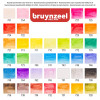 Набор акварельных карандашей BRUYNZEEL Expression Aquarel 36 цветов + кисть в металлической коробке MP60313036