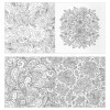 Раскраска для взрослых 228 x 228 мм ТРИ СОВЫ "Антистресс-терапия. Узоры" 64 стр., склейка RE-Pск64_63515