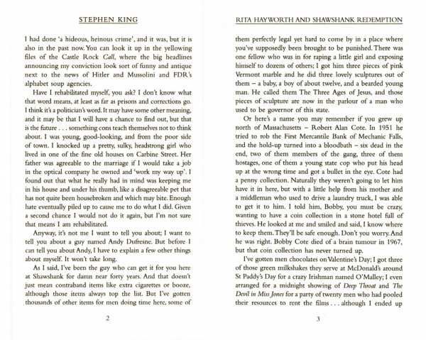 Книга на английском языке: Rita Hayworth and Shawshank Redemption. Stephen King. Hodder & Stoughton EKS-363494