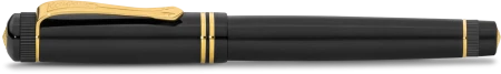 Ручка-роллер KAWECO DIA2 0.7мм черный корпус с золотистыми вставками  KAW-10000567