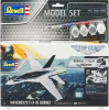 Сборная модель: REVELL Американский палубный истребитель-бомбардировщик Ф/A-18E Хорнет "Toп Ган", easyclick 1:72 UT-64965