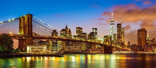 Пазл Castorland 600 Brooklyn Bridge, New York B-060399