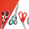 Ножницы канцелярские MILAN Dots & Buttons 20,5 см, бирюзово-черные ML-BWM10150DB