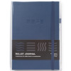 Блокнот для записей Стихия Bullet Journal 100 г/м2, 14 x 20 см, 80 л, жесткая обложка, тёмно-синий NP-ST04054