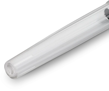 Ручка-роллер KAWECO STUDENT 0.7мм прозрачный корпус с хромированными вставками  KAW-10001192