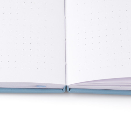 Блокнот для записей Стихия Bullet Journal 100 г/м2, 14 x 20 см, 80 л, жесткая обложка, серо-голубой NP-ST04055