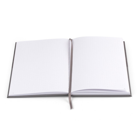 Блокнот для записей Стихия Bullet Journal 100 г/м2, 14 x 20 см, 80 л, жесткая обложка, серый NP-ST04057