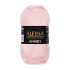 Пряжа ALPINA Anabel 100% мерсеризованный хлопок 1 х 50 г 120 ± 6 м №059 бл.розовый ALP-ANA-059