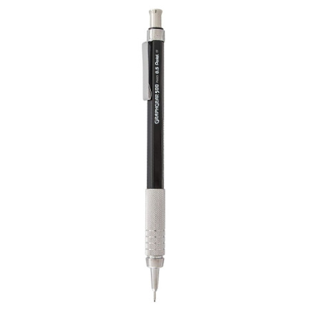 Карандаш PENTEL Graphgear 520 автоматический профессиональный 0.5 мм, черный корпус PG525-AX