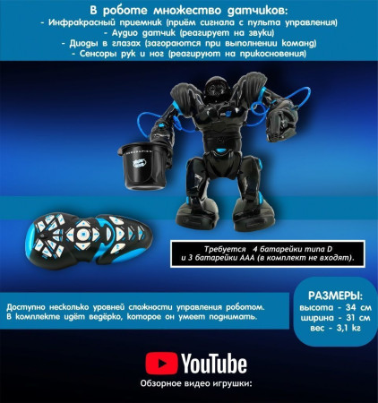 Робот WowWee Робосапиен BLUE (Robosapiens Blue) TT-8015