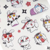 Наклейки объемные MESHU "Ninja Rabbity" 10 x 23 см RE-MS_66578