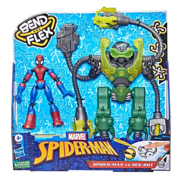 Игрушка HASBRO SPIDERMAN Фигурки Окто Бот и Человек-паук UT-F31255L0