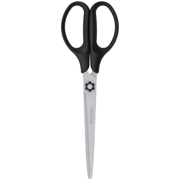 Ножницы Berlingo "Easycut 100" 18 см, европодвес RE-DNn_18040
