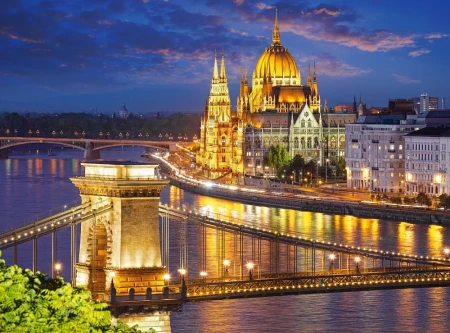 Пазл Castorland 2000 Budapest view at dusk C-200405