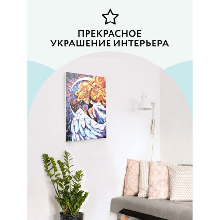 Картина по номерам на картоне ТРИ СОВЫ "Ангел" 30 x 40 см краски, кисть RE-КК_44045