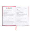Блокнот для записей Стихия Bullet Journal 100 г/м2, 14 x 20 см, 80 л, жесткая обложка, красный NP-ST04058